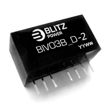 BIV03B-2412DD-2, Стабилизированные, изолированные, управляемые DC/DC преобразователи мощностью 3 Вт
